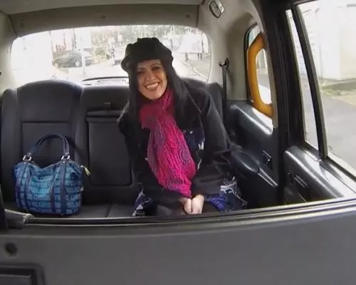 Sexy Spanish Tourist Wild Cab Fuck