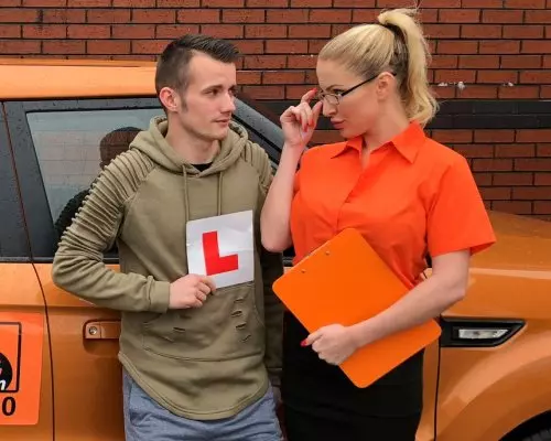 Exam failure leads to hot car sex