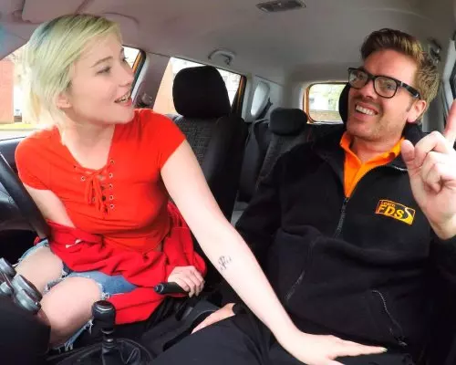 Art Student Squirting Shaven Pussy