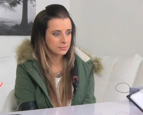 Strapon Orgasm for Tattoed Babe