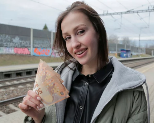 Train Station Smoker Gets Fucked