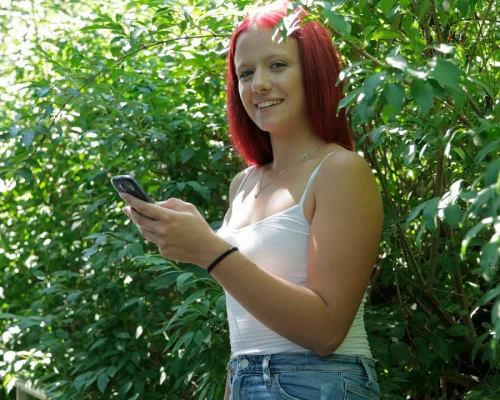 Redhead Fucked in the Shade