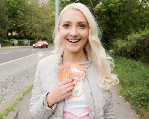 Horny tourist hungry for Czech cock