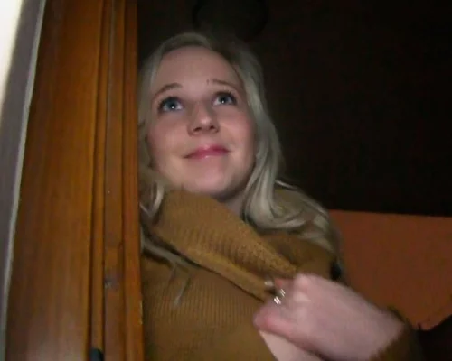 Blonde Wants to Fuck for Euros