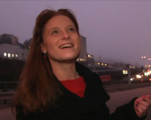 Hot Young Woman Shows Stranger Just How Deep Her Pussy Is