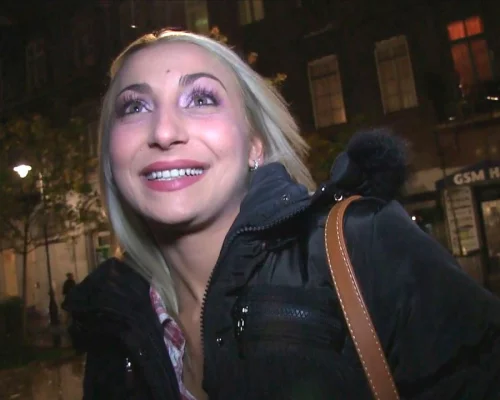 Bubbly Blonde Likes To Have Public Sex For Money