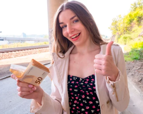 Shy and Tight Outdoor Fuck