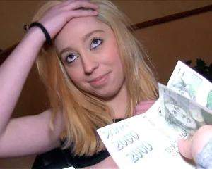 Innocent Teen Bends Over for Cash