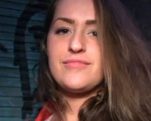 Brunette with big boobs fucked in a cellar