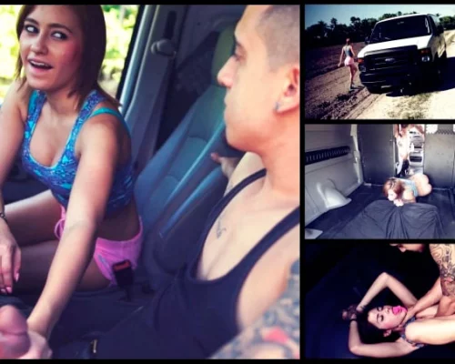 Marina Angel Will Only Get a Ride for Rope Bondage, Deepthroat BJ & Rough Sex