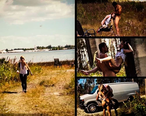 Lily Dixon Must Take Rough Sex & Outdoor Bondage for a Ride Home