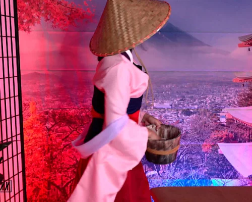 Asian Princess Controlled by Her Master