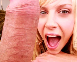 Sexy Brooke loves the monster!