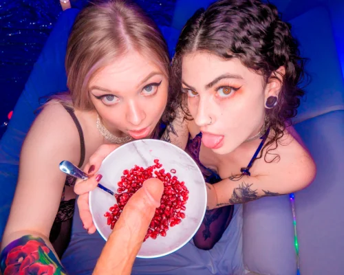 Cum Hungry Duo Gets Fed