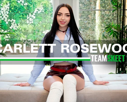 Naughty Newcomer Scarlett Is Too Dirty Not To Be a Pornstar