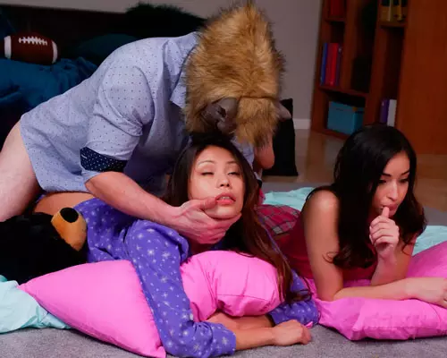 Slumber Party With Stepdad