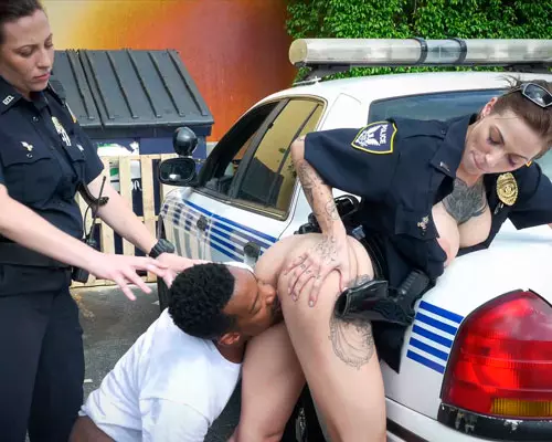 I will catch any perp with a big black dick, and suck it