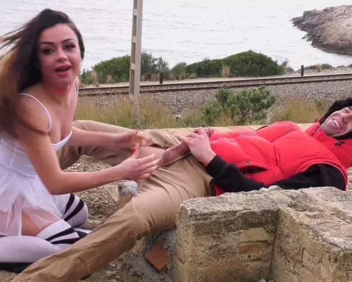 Anal In Public Makes Her Squirt