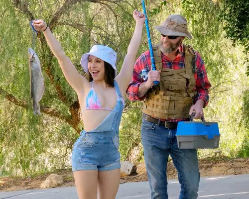 Stepgrandpa Teaches Me To Fish