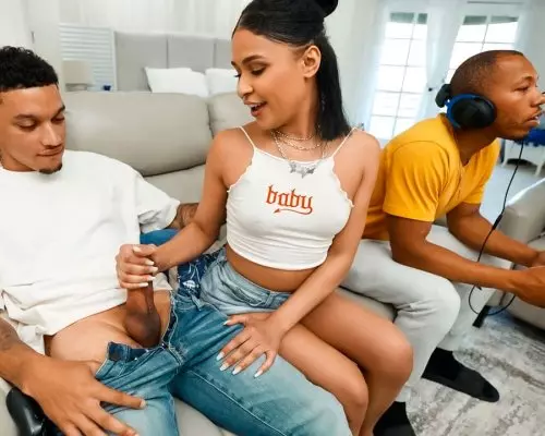 Playing with BF's Friend