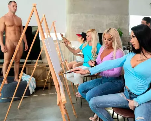 Sip And Paint And Suck Cock