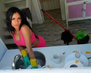 Big Booty Maid Gets It In The Ass